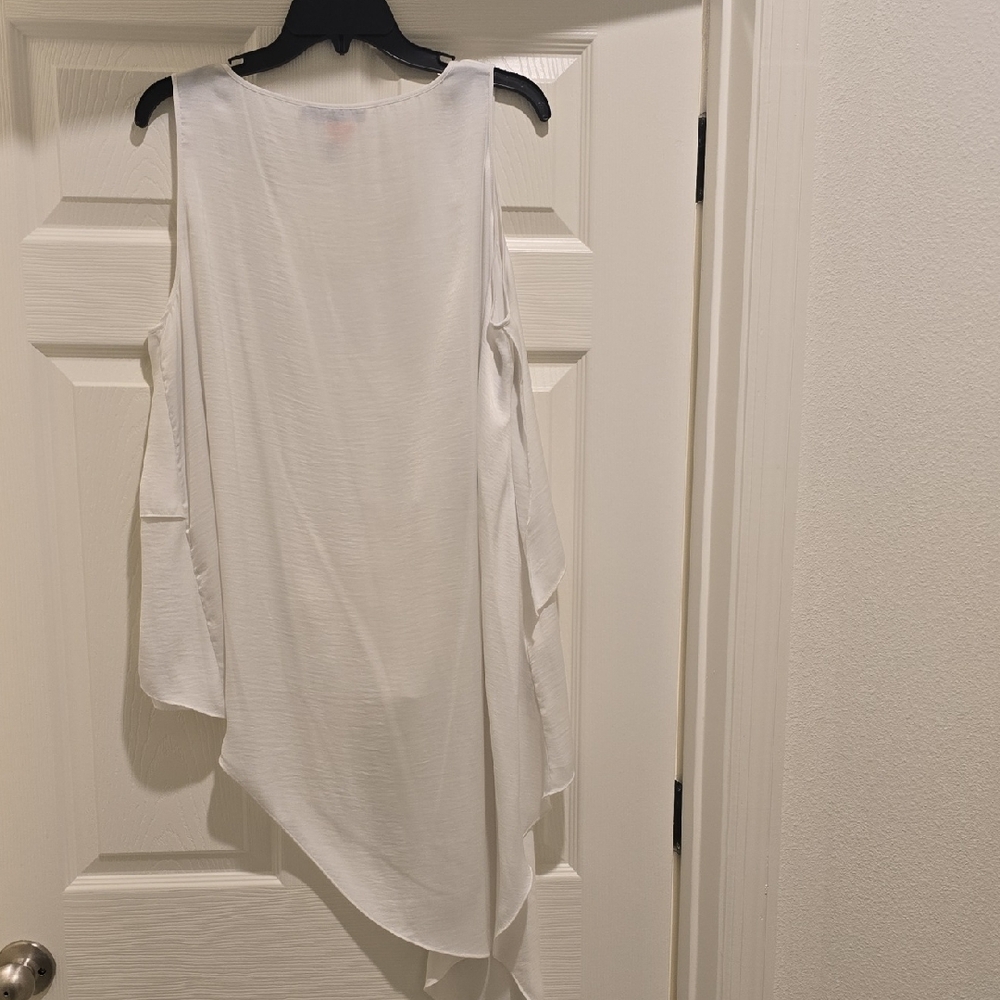 BCBGMaxAzria White Layered Tank Top - Picture 5 of 6